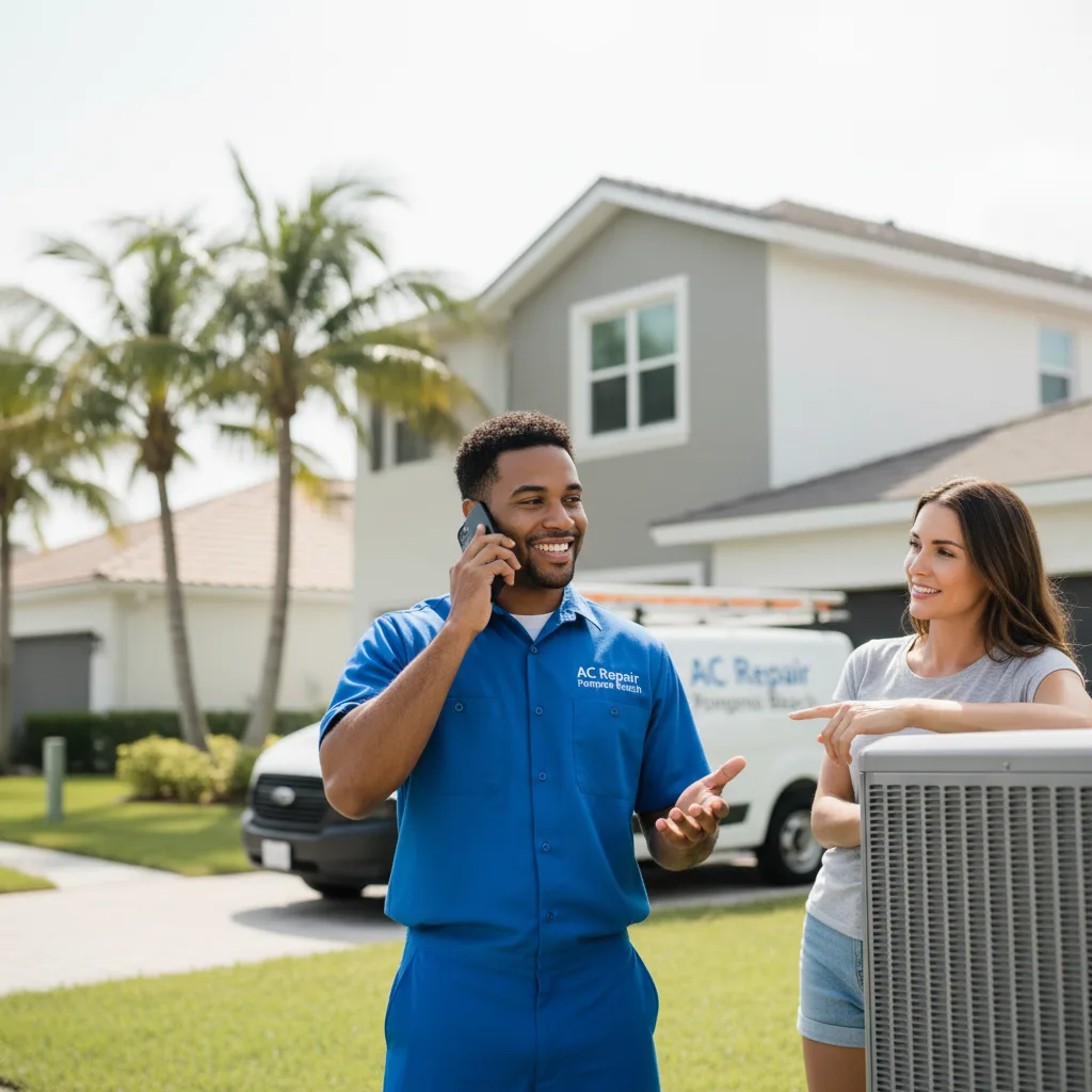 AC Repair Pompano Beach customer support in Sandyville